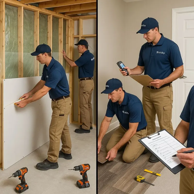 Repairs and Reconstruction process in North Madison, OH